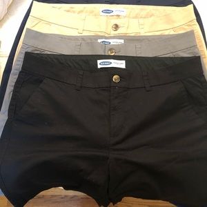 4 same size, navy, gray, Black and Tan, all 4 for total price